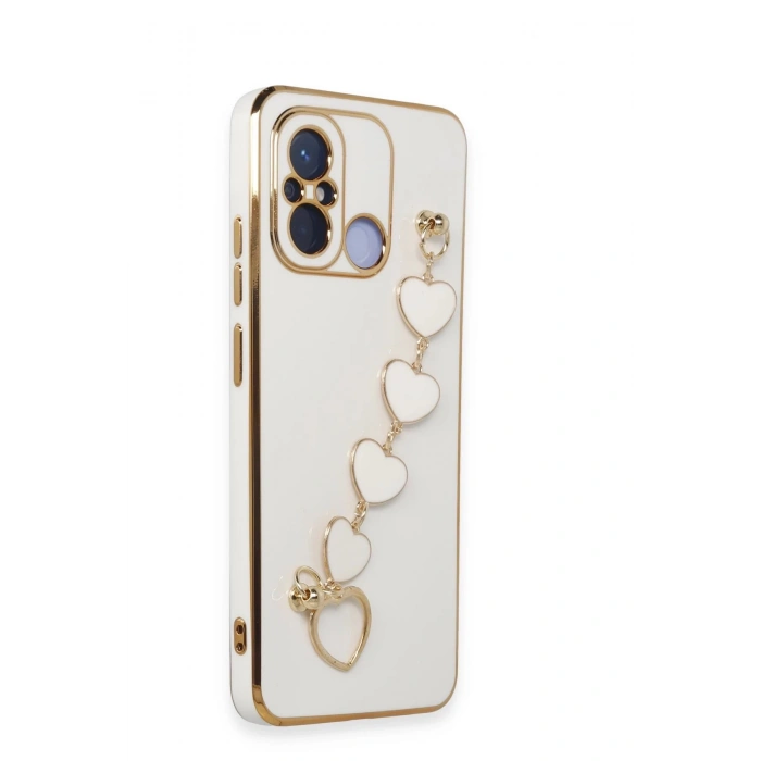 Xiaomi Redmi 12C Kılıf Esila Silikon - Beyaz