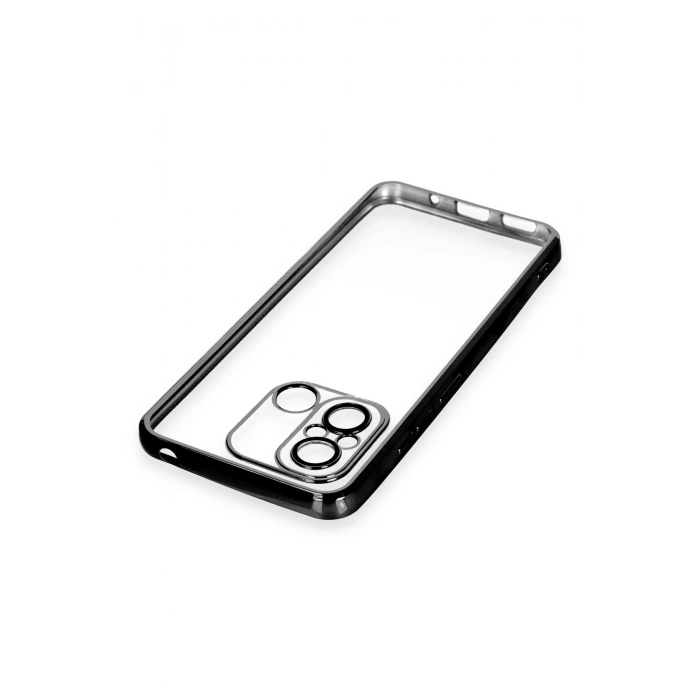 Xiaomi Redmi 12C Kılıf Lensli Silikon - Siyah