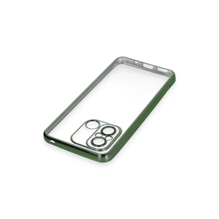 Xiaomi Redmi 12C Kılıf Lensli Silikon - Yeşil
