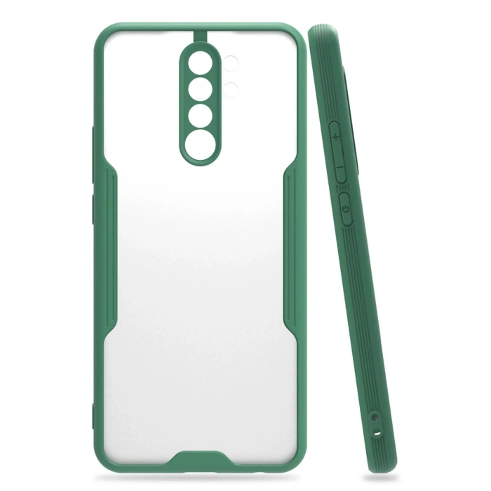 Xiaomi Redmi 9 Kılıf Platin Silikon - Yeşil