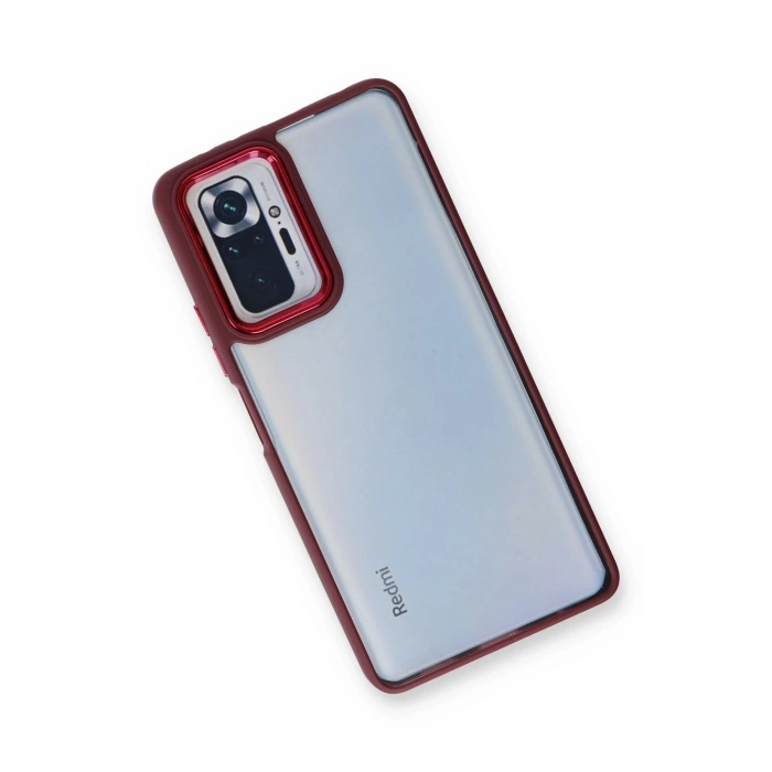 Xiaomi Redmi Note 10 Pro Kılıf Dora Kapak - Kırmızı