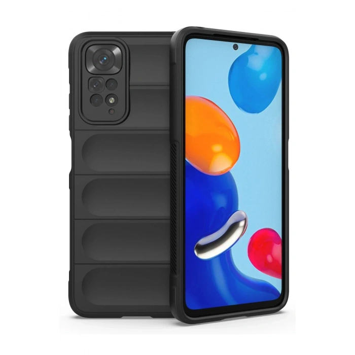 Xiaomi Redmi Note 11 Kılıf Optimum Silikon - Siyah