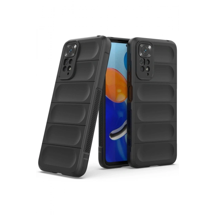 Xiaomi Redmi Note 11 Kılıf Optimum Silikon - Siyah