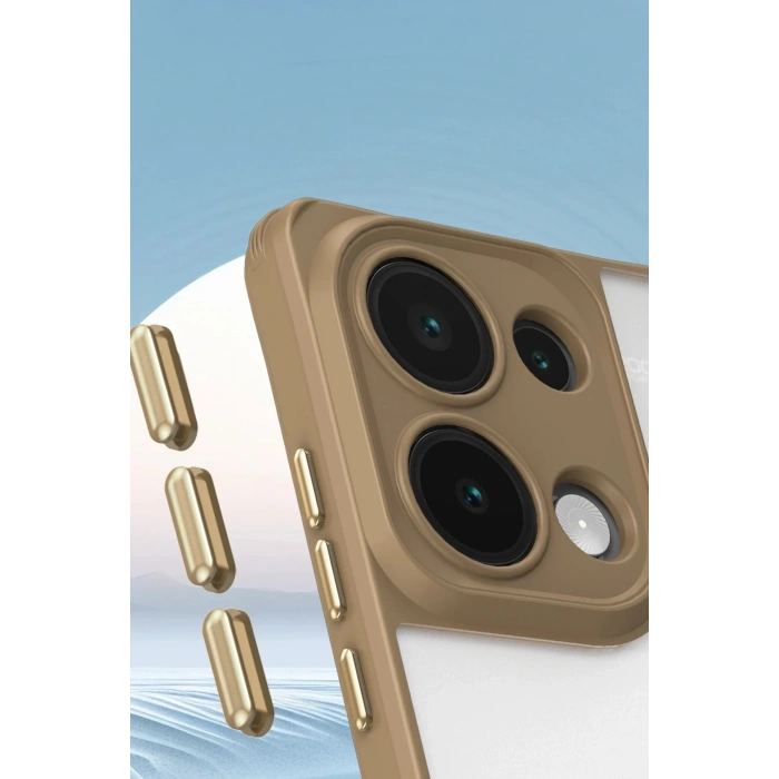 Xiaomi Redmi Note 13 Pro 5G Kılıf Penta Silikon Kılıf - Çöl Titanyum