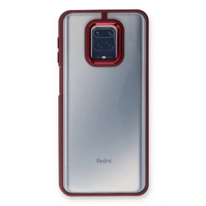 Xiaomi Redmi Note 9 Pro Kılıf Dora Kapak - Kırmızı