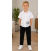 2/10 Yaş Müslin Gömlek Denim Pantolon Çocuk Takımı