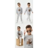 2/5 Yaş Baskılı Fenomen Cool Çizgili Çocuk Takımı