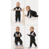 3/12 Ay Fularlı Bebek Tulumu