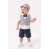 6/18 Ay Yelekli Mevlütlük- Düğünlük Bebek Takımı