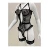 Afrodit Siyah Sexy Jartiyer Takım -1050