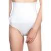 Beyaz Double Yüksek Bel Çıtçıtlı  Slip Korse