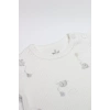 Bistyle Flying Elephant Yarım Kol 2li Body 17116 Ekru Gri