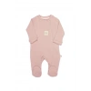 Bistyle Style Natural Fermuarlı Bebe Tulum 15115 Pembe