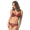 Brodeli Silikonlu Taşlı Sütyen Takım Kadın 5040