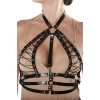 Deri Giysi Üzeri İpli Göğüs Altı Kemer Harness - Brf1077