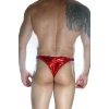 Erkek  Arkası Büzgülü Kırmızı Brazillian Slip