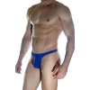 Erkek  Arkası Metalli Mavi Tanga Çamaşır