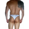 Erkek  Beyaz Arkası Büzgülü Brazillian Slip