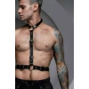 Erkek  Deri Boyundan Askılı Bel Kemeri Harness - Brfm124