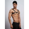 Erkek  Deri Fantazi Göğüs Harness - Brfm8