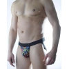 Erkek Renkli Desenli Jockstrap İç Giyim