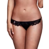 Fantazi İç Giyim Kadın Siyah Dantelli Fantezi G String