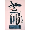 Fantezi Kırbaç Kelepçe Set 7li Takım, El-ayak Kelepçesi, Maske - Brf1310