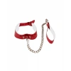 Fantezi Seksi Kırmızı Harness Tasma