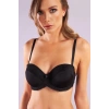 Gala Balconette Foam Cup Lace Bra, Siyah Konforlu Ve Şık Sütyen, Strapless