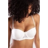 Gala Push-up Strapless Bra, Ekru Konforlu Ve Şık Sütyen, Strapless