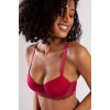 Garland Big Size Plunge Bra, Şarap Rengi Konforlu Ve Şık Sütyen