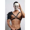 Gladyatör Harness, Tek Omuz Deri Harness, Cosplay Kostüm, Savaşçı Kostüm - Brfm154