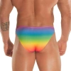 Gökkuşağı Desenli Erkek  Slip