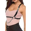Günlük Kullanıma Uygun Seksi Giysi Üzeri Deri Kemer Harness - Brf1185
