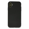 iPhone 11 Kılıf Nano içi Kadife Silikon - Siyah