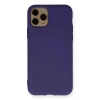 iPhone 11 Pro Max Kılıf Nano içi Kadife Silikon - Mor