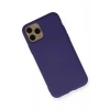 iPhone 11 Pro Max Kılıf Nano içi Kadife Silikon - Mor