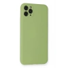 iPhone 11 Pro Max Kılıf Nano içi Kadife Silikon- Yeşil