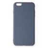 iPhone 6 Plus Kılıf Nano içi Kadife Silikon - Gri