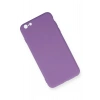iPhone 6 Plus Kılıf Nano içi Kadife Silikon - Mor