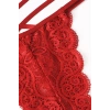 Kadın Kırmızı Dantel Sütyen Külot Takımı