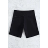 Kadın Siyah Önden Bağcıklı Deniz Şortu