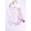 Kalp Desenli Uzun Kol 2li Kız Bebek Body Seti