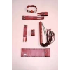 Kırbaç Kelepçe Takım 4lü Set, El - Ayak Kelepçesi, Kırbaç, Ağız Topu - Brf1306