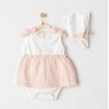 Love Family Bebek Elbise Takım Salmon