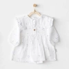 Magical Butterfly Müslin Bebek Elbise White