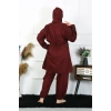 Moda Büyük Beden Tesettür Mayo 7XL-8XL-9XL-10XL Bordo