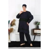 Moda Büyük Beden Tesettür Mayo Lacivert