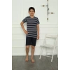 Moda Erkek Çocuk Penye Şortlu Pijama Takım