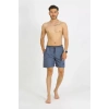 Moda Erkek Gri Deniz Şortu